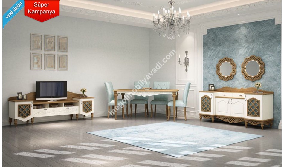 Belis Country Yemek Odası İle Salonunuzun Atmosferini